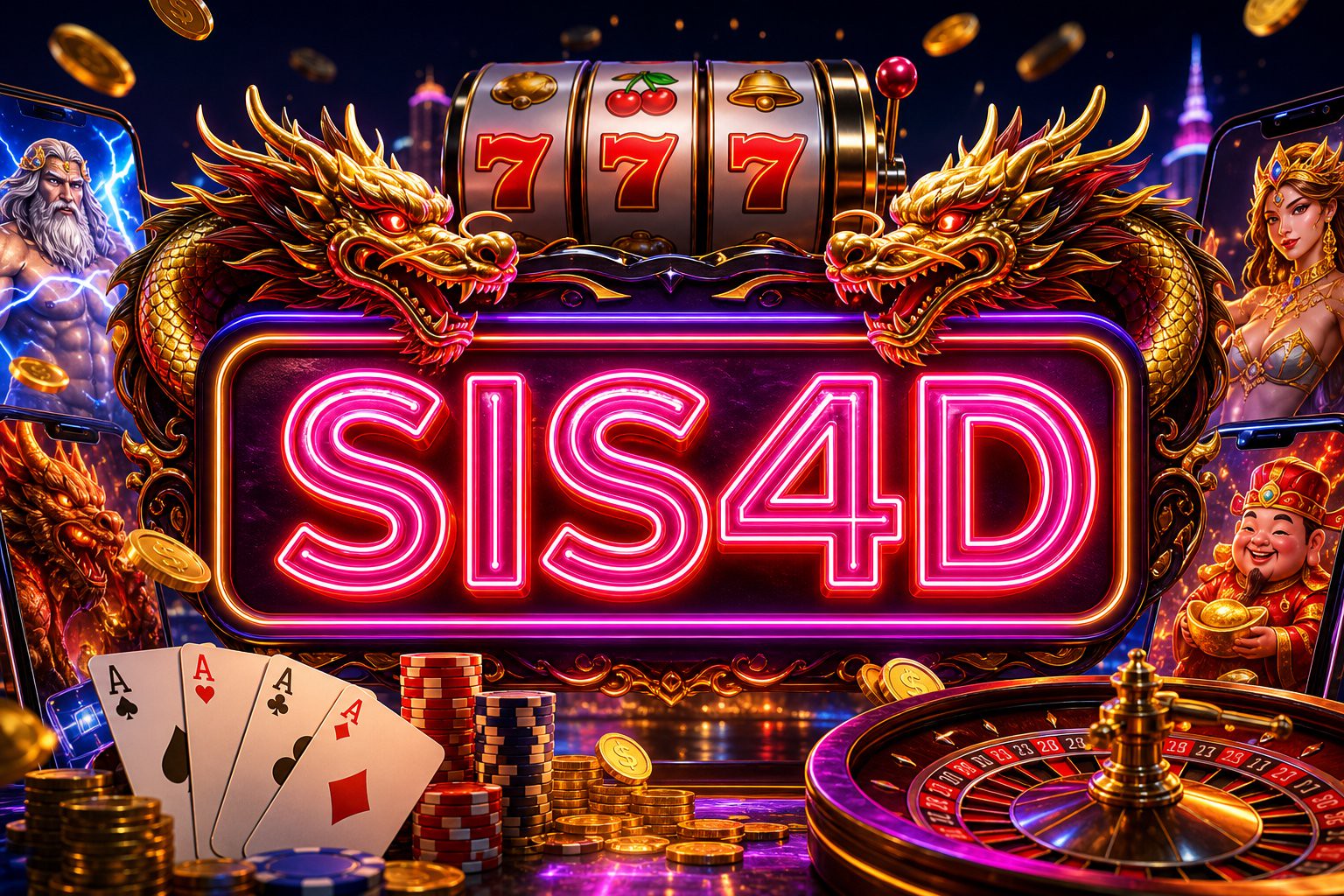 Halaman penawaran bonus deposit dan kredit gratis di SIS4D